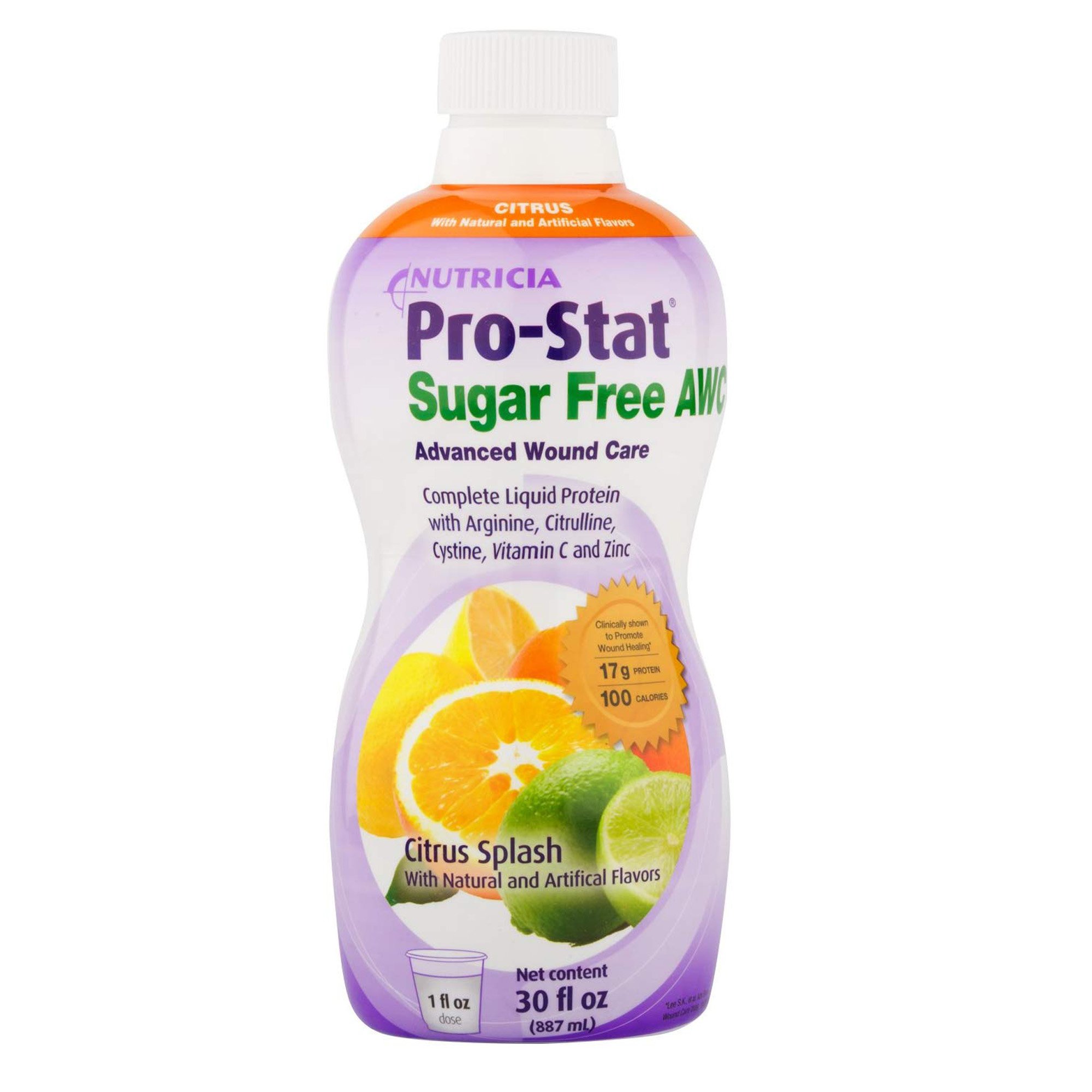 Pro-Stat? Sugar Free AWC Citrus Splash Liquid Protein Supplement - 30 oz Bottle