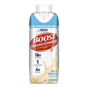 Boost Glucose Control Vanilla Nutritional Drink, 8 oz - McK Part No: 00043900661100