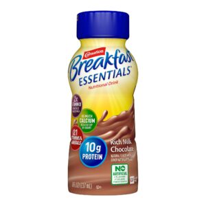 Carnation Breakfast Essentials? Chocolate Nutritional Drink - 8 oz Bottle, Milk Chocolate Flavor, Pack of 24