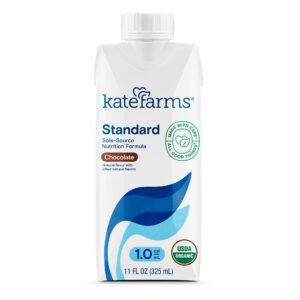 Kate Farms Standard 1.0 Chocolate Plant-Based Nutritional Supplement, 11 oz