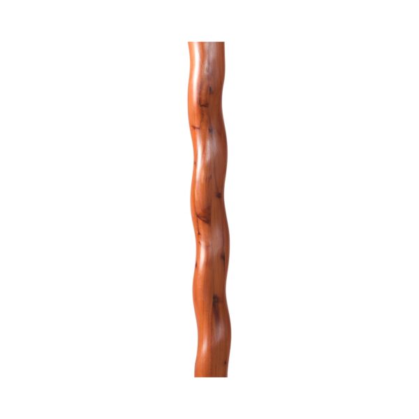 Brazos* Twisted Cedar 55-Inch Handcrafted Walking Stick with Traditional Handle - Image 3