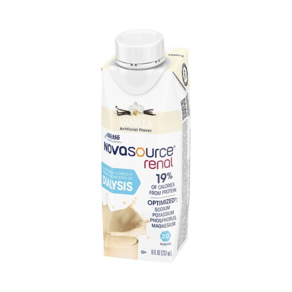 Novasource? Renal Vanilla Formula for Dialysis Patients - 8 oz Carton, 24/Case - Image 6