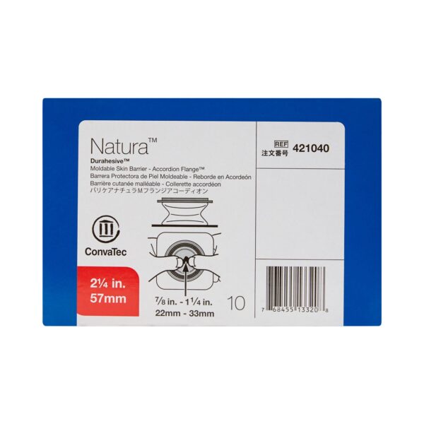 Natura™ Skin Barrier Moldable 2-1/4 Inch Flange for Ostomy Systems - Image 6