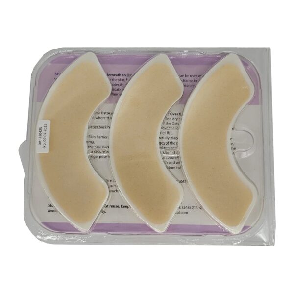 Safe n' Simple Skin Barrier Arc 1-Inch - Pack of 30 Waterproof Skin Barrier Arcs for Ostomy Care - Image 3