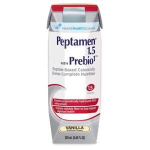 Peptamen? 1.5 with Prebio 1* Vanilla Peptide-Based Complete Nutrition, 250 mL by Nestle