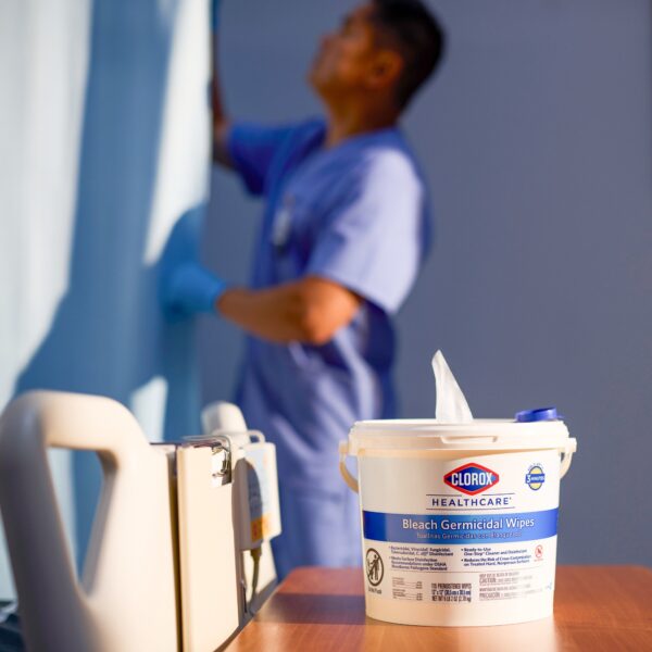 Clorox Healthcare Bleach Germicidal Wipes Canister – 150 Count - Image 10
