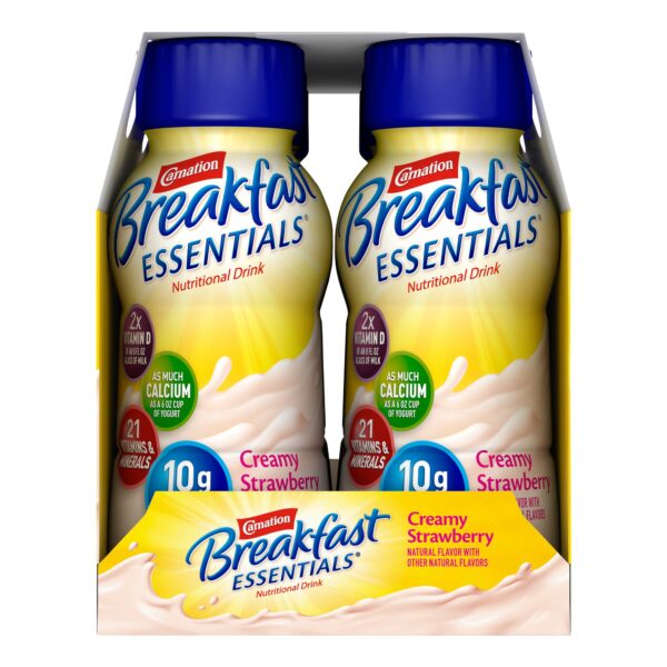Carnation Breakfast Essentials Strawberry Nutritional Drink - 8 oz Bottle, Made by Carnation - Image 9