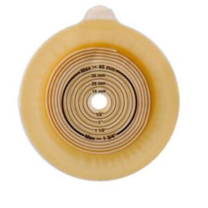 Assura® Deep Convex Ostomy Barrier with 28 mm Stoma Opening and Red System Match