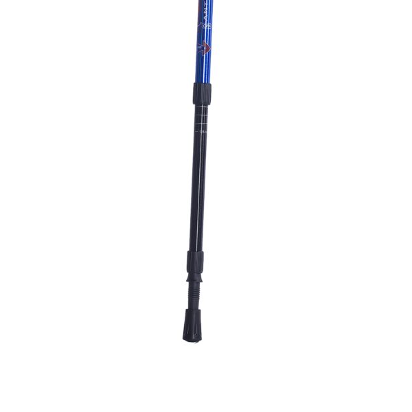 Alex Orthopedic MP-80022 Telescopic Hiker Adjustable Cane with Contoured Plastic Grip, Blue - Image 2