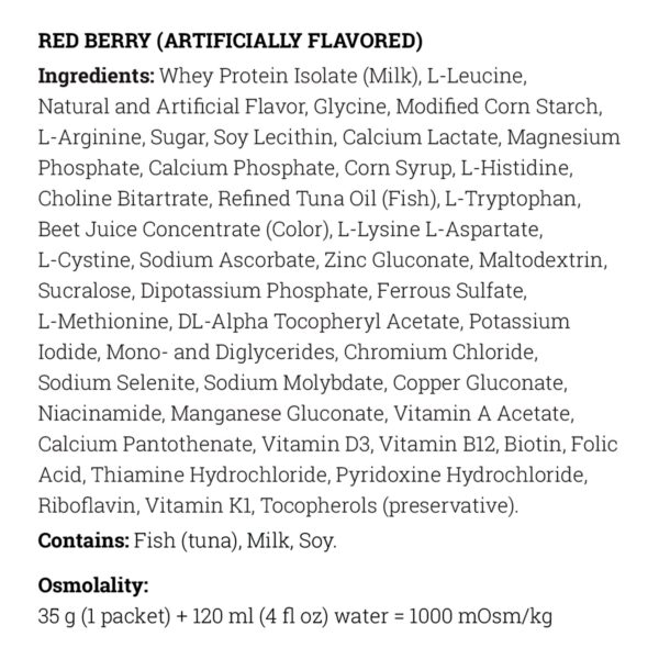 TYR sphere? GMP-Based Formula for Tyrosinemia Management - Red Berry Flavor, 35g Packets (30 Count) - Image 3