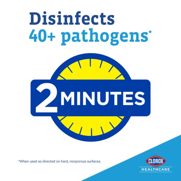 Clorox Healthcare VersaSure Disinfectant Wipes – 150 Count, Alcohol-Free, Quaternary Ammonium Formula - Image 8