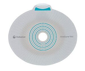 SenSura® Mio Flex Ostomy Barrier with 30 mm Stoma Opening - Red Match, Flat Trim-to-Fit Design, 50 mm Flange