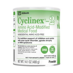 Cyclinex?-2 Medical Food for Urea Cycle Disorder, Gyrate Atrophy & HHH Syndrome, 14.1 oz Can
