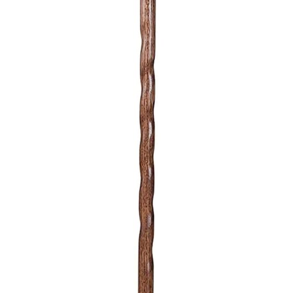Brazos* Twisted Oak Backpacker Walking Stick - 58-Inch Handcrafted Hiking Pole for Trail Navigation - Image 4