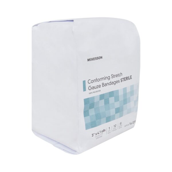 McKesson Sterile Conforming Bandage, 3 Inch x 4.1 Yard * Flexible Polyester Wound Dressing for Secure and Comfortable Coverage - Image 5