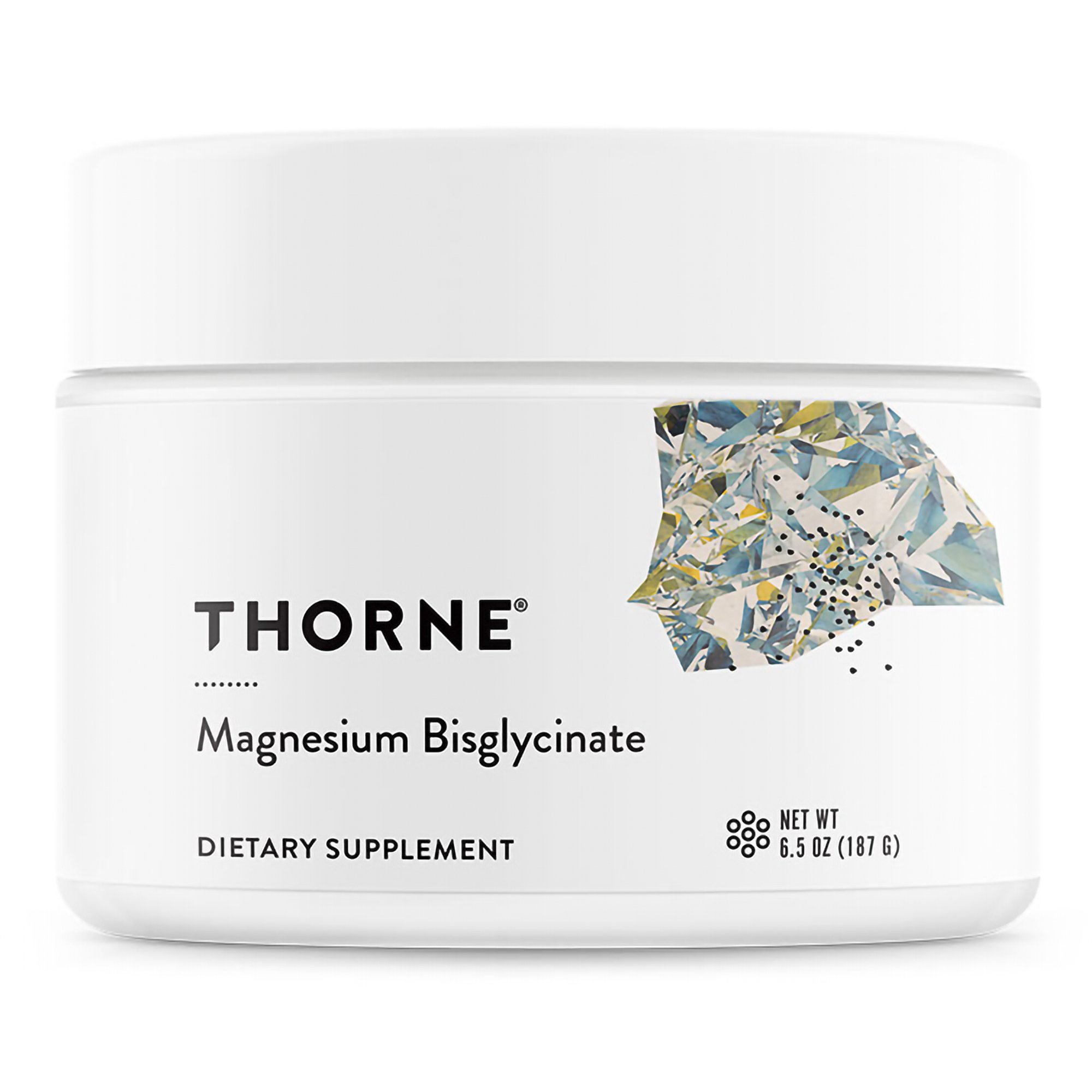 Thorne Magnesium Bisglycinate Dietary Supplement * 6.5 oz Powder for Restful Sleep and Absorption Enhancement