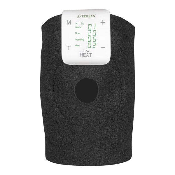 Veridian Healthcare TENS Unit with Heat Conductive Knee Wrap – Portable Wireless Electrotherapy Device with Multiple Settings - Image 2
