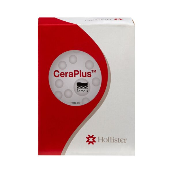 New Image™ CeraPlus Flat Ostomy Skin Barrier with Tape Border - 44 mm Flange, Up to 1.25-inch Opening - Image 3