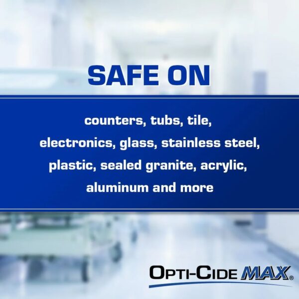 Opti-Cide® Max Surface Disinfectant Cleaner Wipes - 6 x 6-3/4 Inches, 160 Count, Alcohol Scent, McK Brand Part M60034 - Image 4