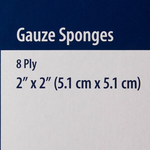 Dermacea* Sterile Gauze Sponge 2 x 2 Inch, 8-Ply for Wound Care - Image 4