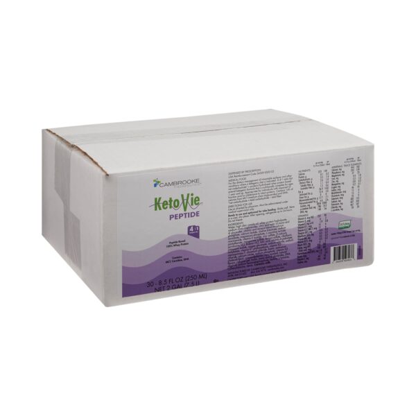 KetoVie* Peptide 4:1 Ketogenic Medical Food * 8.5 oz Liquid Oral and Tube Supplement - Image 6