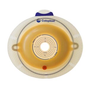 SenSura Flex Xpro Convex Light Ostomy Barrier Trim to Fit 15-33mm, Red Match by Coloplast