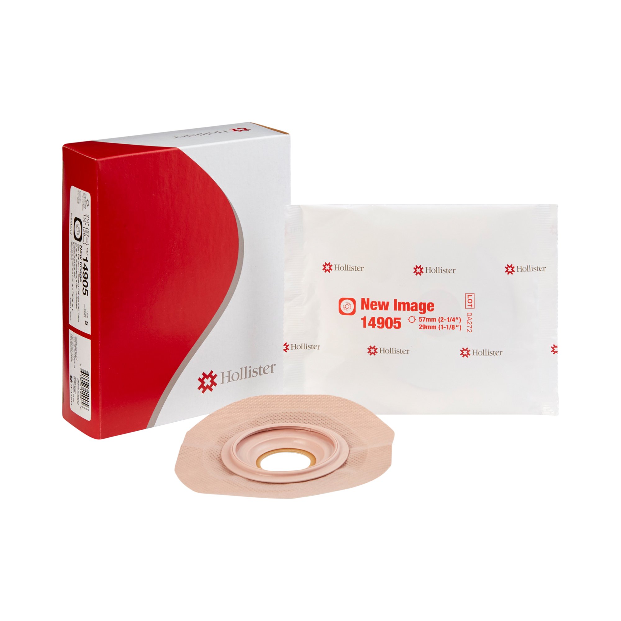 FlexTend New Image Convex Colostomy Skin Barrier with 1 1/8 Inch Opening