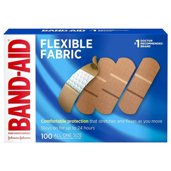 Band-Aid? Flexible Fabric Tan Adhesive Bandage 1 x 3 Inch, Pack of 100 - Image 3