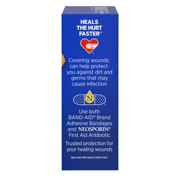 Band-Aid? Tough Strips* Adhesive Bandages, 1 x 3-1/4 Inches * Heavy-Duty Fabric for Hardworking Hands - Image 3