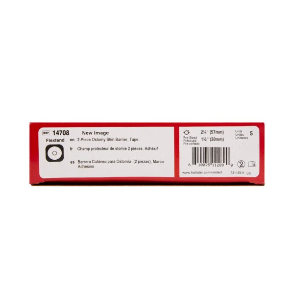 New Image™ Flextend™ Flat Ostomy Barrier with 57mm Flange and 1½ Inch Opening - Image 7