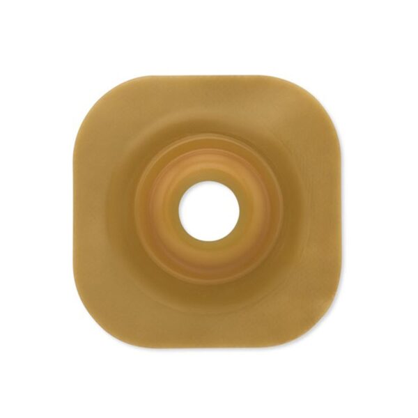 New Image™ FlexWear Convex Skin Barrier with Tape Border – 70mm Flange, Up to 2 Inch Opening, Beige, 5 x 5 Inches - Image 2