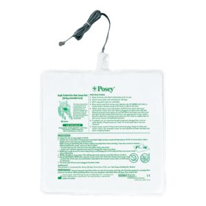 Posey Fall Management Chair Sensor Pad - 13x13 Inch Single Patient Use Monitor