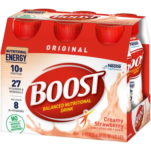 Boost? Original Strawberry Nutritional Drink - 8 oz Bottle, 6-Pack - Image 6