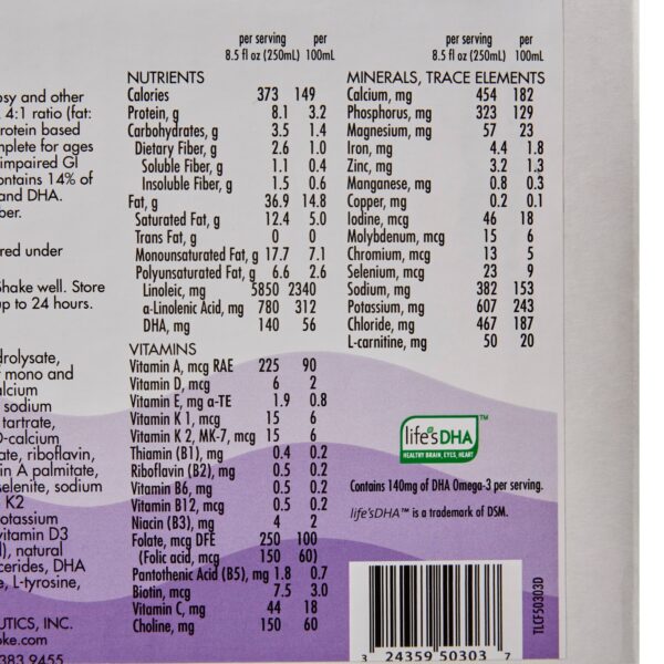 KetoVie* Peptide 4:1 Ketogenic Medical Food * 8.5 oz Liquid Oral and Tube Supplement - Image 4