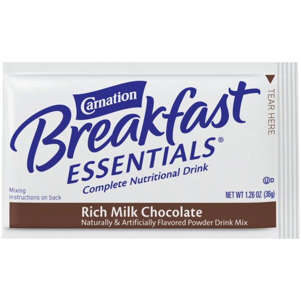 Carnation Breakfast Essentials Chocolate Nutritional Drink by Nestle * Protein Power with 13g Protein & 220 Calories per Packet - Image 4