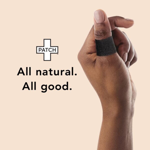 Patch* Adhesive Bandage with Activated Charcoal - 3/4 x 3 Inch Eco-Friendly Bamboo Wound Care Strip - Image 5