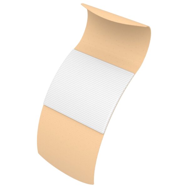 Dynarex Sheer Adhesive Strip, 1 x 3 Inch - Sterile Nonadherent Wound Dressing Pad for Effective Exudate Management - Image 2