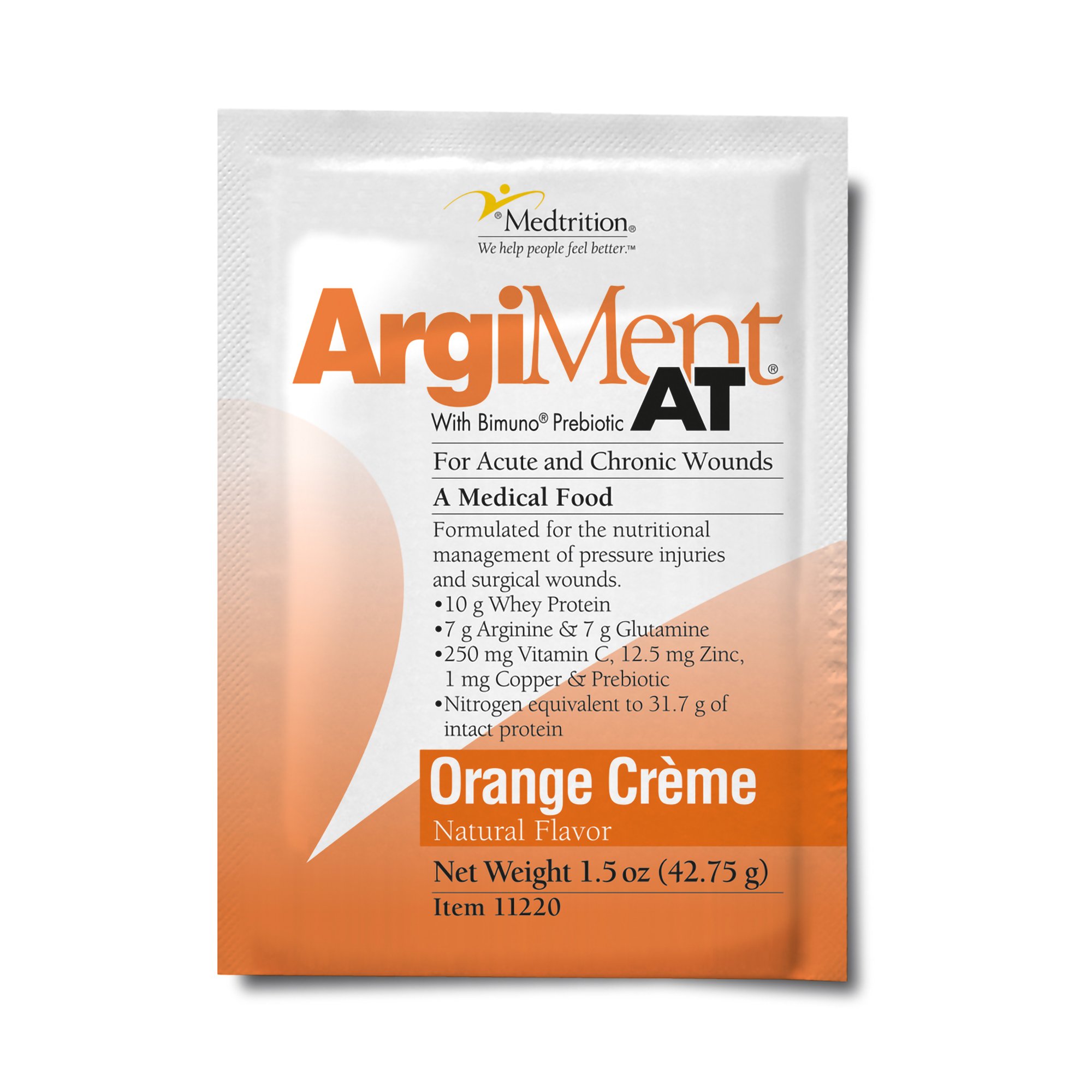 ArgiMent AT Orange Creme Medical Food for Wound Support by McKesson, Part Number 11220