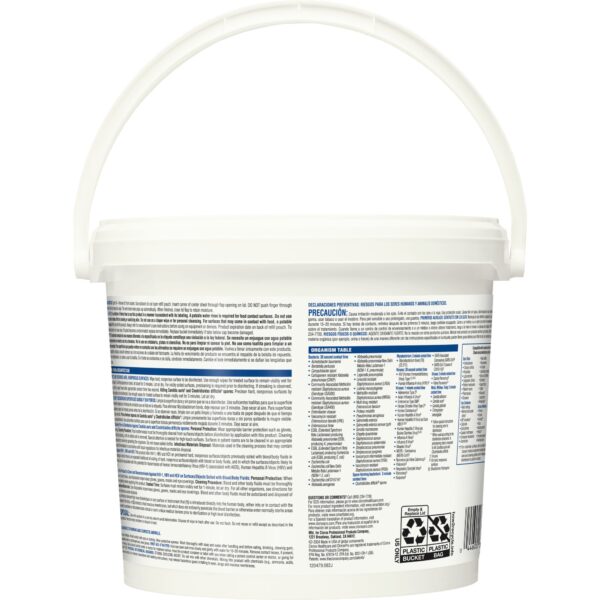 Clorox Healthcare Bleach Germicidal Wipes – 12 x 12 Inches, 110 Count, Hospital-Grade Surface Disinfectant - Image 2