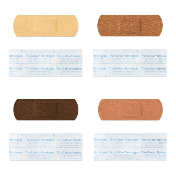 Tru-Colour? Adhesive Strip Bandages with Skin Tone Shades - 1 x 3 Inch, Pack of 100 - Image 2