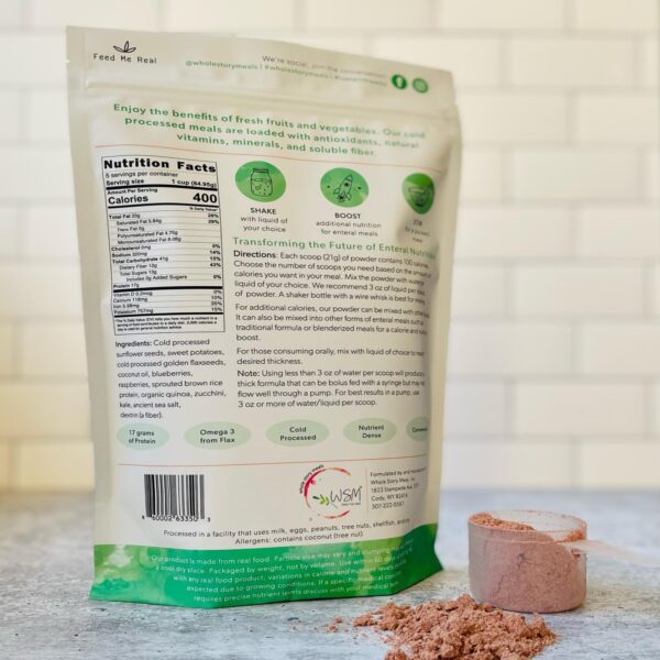 Whole Story Meals Powdered Kale, Quinoa & Berries Oral Supplement * 16 oz Pouch - Image 4