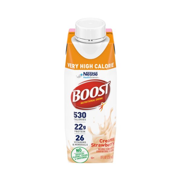 Boost? Very High Calorie Strawberry Nutritional Drink, 8 oz - High Calorie Oral Supplement for Adults - Image 5