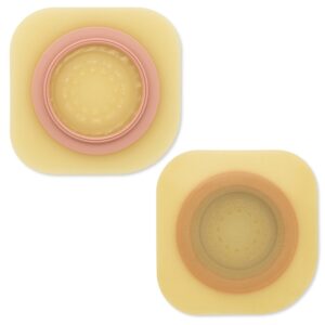 Pouchkins™ SoftFlex Skin Barrier - 1¾ Inch Flat, Pre-Cut Ostomy Barrier with Green Code System