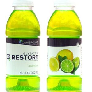 Glytactin Restore Lemon-Lime Oral Supplement - 16.9 oz Bottle for PKU Management