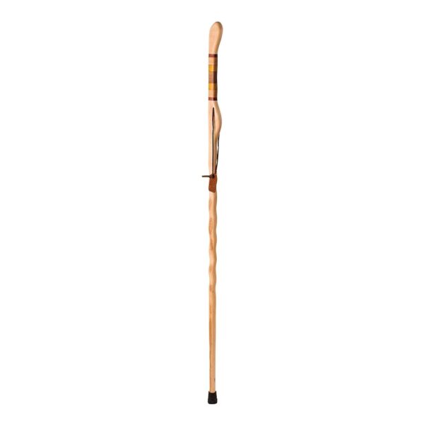 Brazos* Twisted Hickory Texas Safari 58-Inch Walking Stick with Wood Handle - Image 2