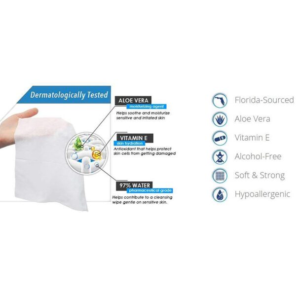 Abena® Scented Pre-Moistened Personal Cleansing Wipes, 48 Count per Pack - Image 3