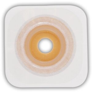 Esteem synergy® Moldable Convex Skin Barrier for Ostomy, 4 x 4 Inches, White, No Flange, Trim to Fit 13-22mm Openings