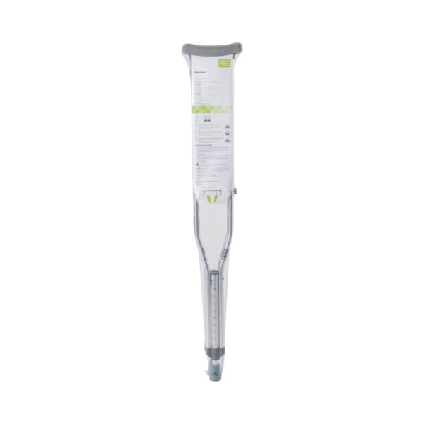 McKesson Adult Aluminum Underarm Crutches, 45 to 53 Inch Height Adjustment - Image 2