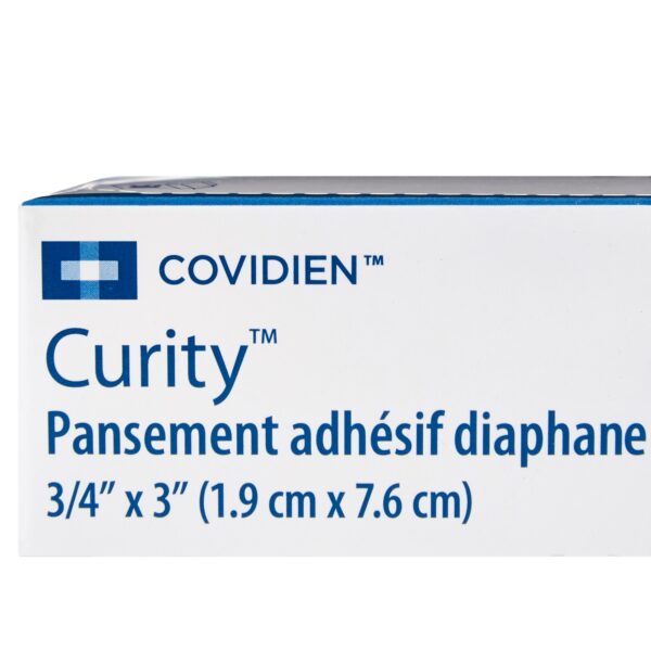 Curity* Sheer Adhesive Bandage, 3/4 x 3 Inch * Comfortable and Sterile Wound Care Solution - Image 5