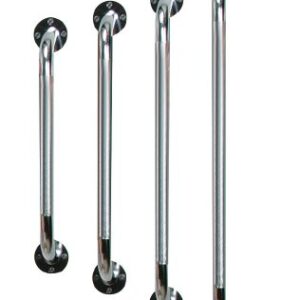 drive™ Wall Grab Bar, Chrome Finish, 16-Inch - Safe and Reliable Support for Bathroom Safety